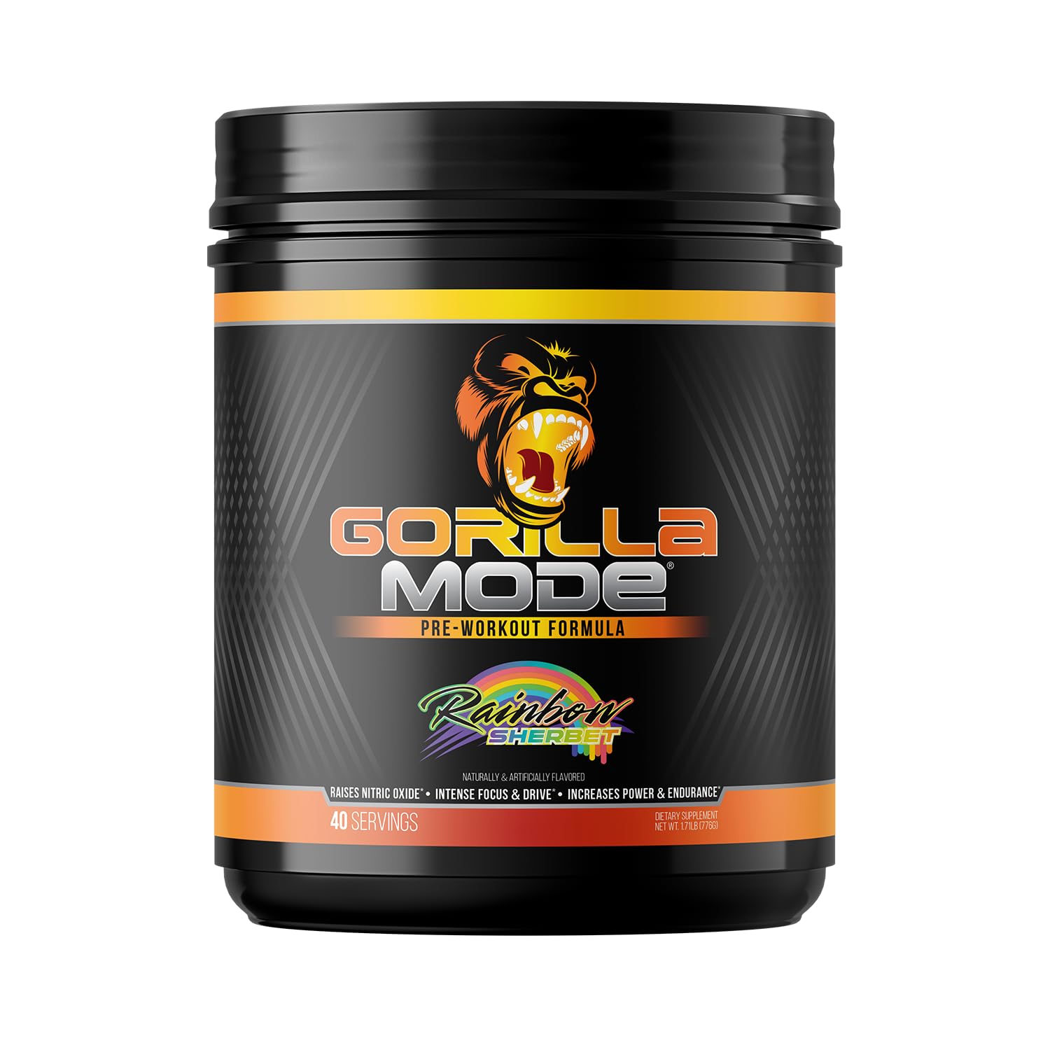 Gorilla Mind Gorilla Mode pre-workout pump scene highlighting enhanced vascular pumps