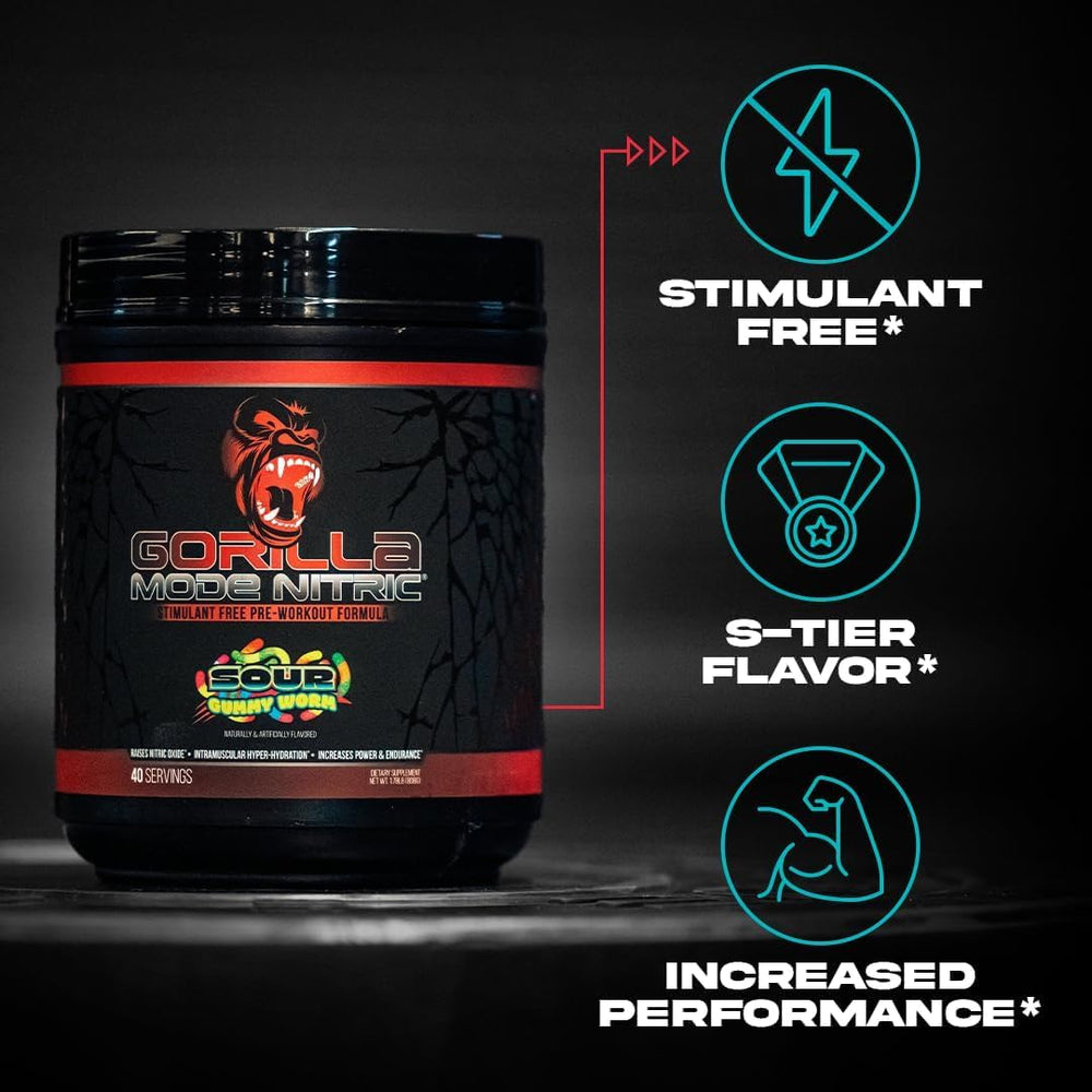 Gorilla Mode Nitric Upgraded scoop portion demonstrates precise dosing