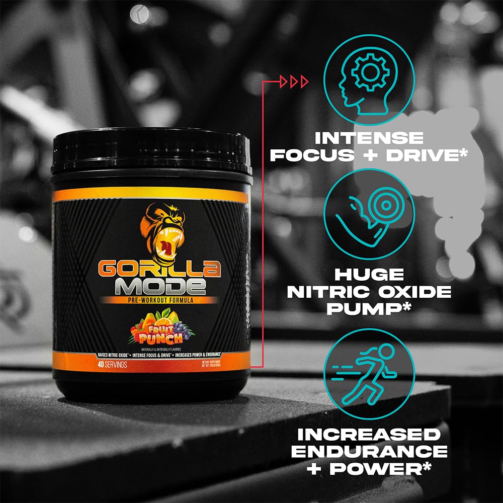 Gorilla Mind Gorilla Mode Orange Rush scoop demonstrates precise serving for performance support