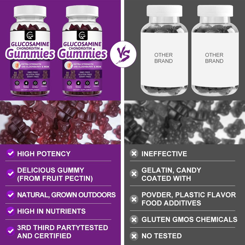 GORNVB immune-support infographic beside gummies highlights antioxidants.