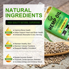 GORNVB veggie softgels in a clear bottle
