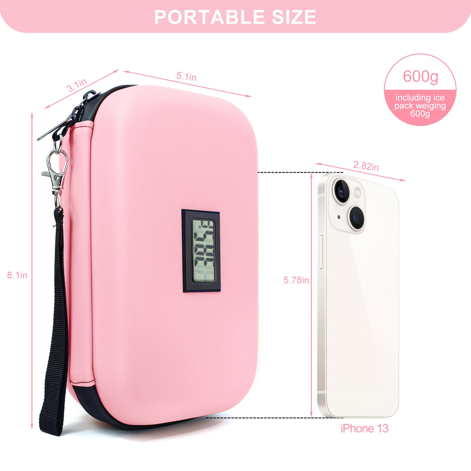 Gosemai insulated exterior with waterproof liner supports durable travel use.