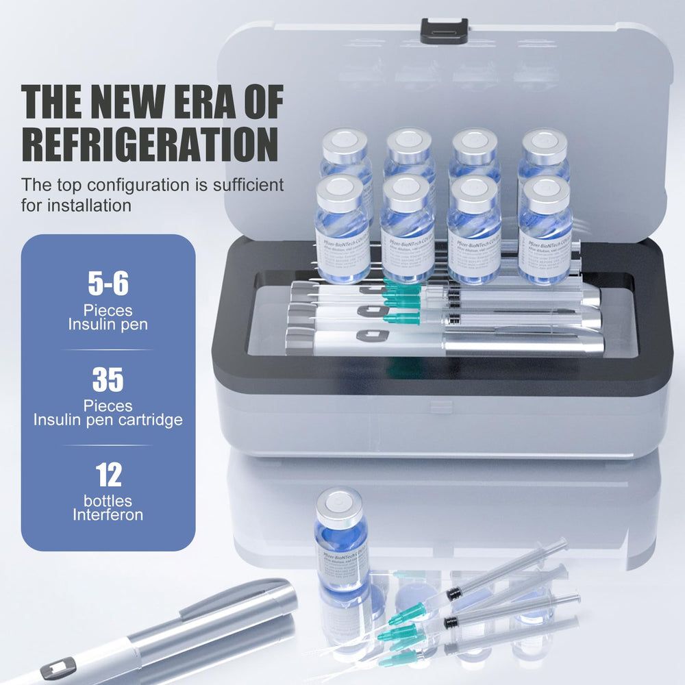 Gosemai insulin cooler with ventilation slots promotes safe airflow during use.