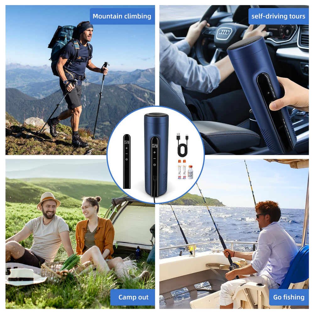 Gosemai insulin pen cooler case in travel use demonstrating portable cooling
