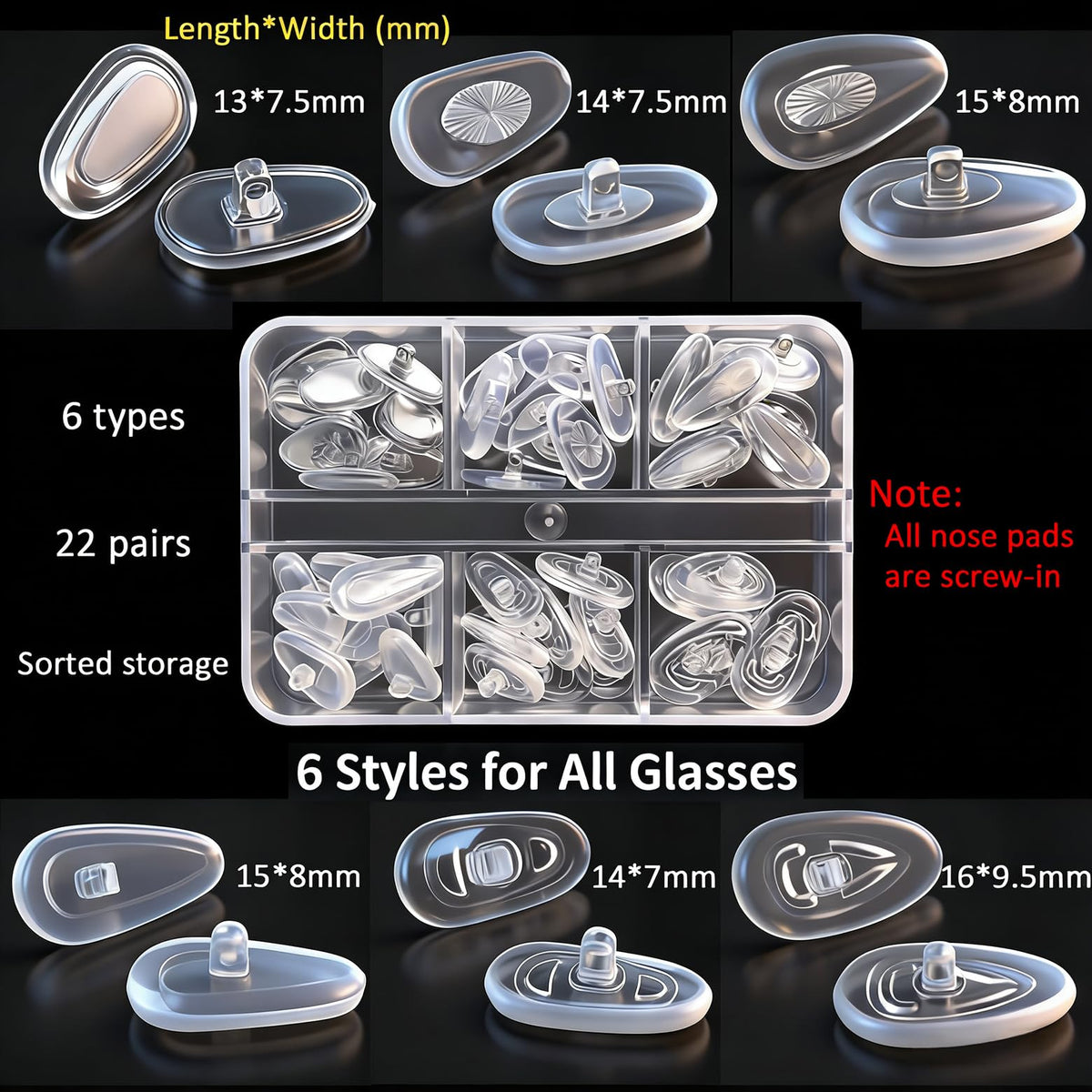 Kit Gotoba para reparación de gafas todo en uno, ahorro y conveniencia.