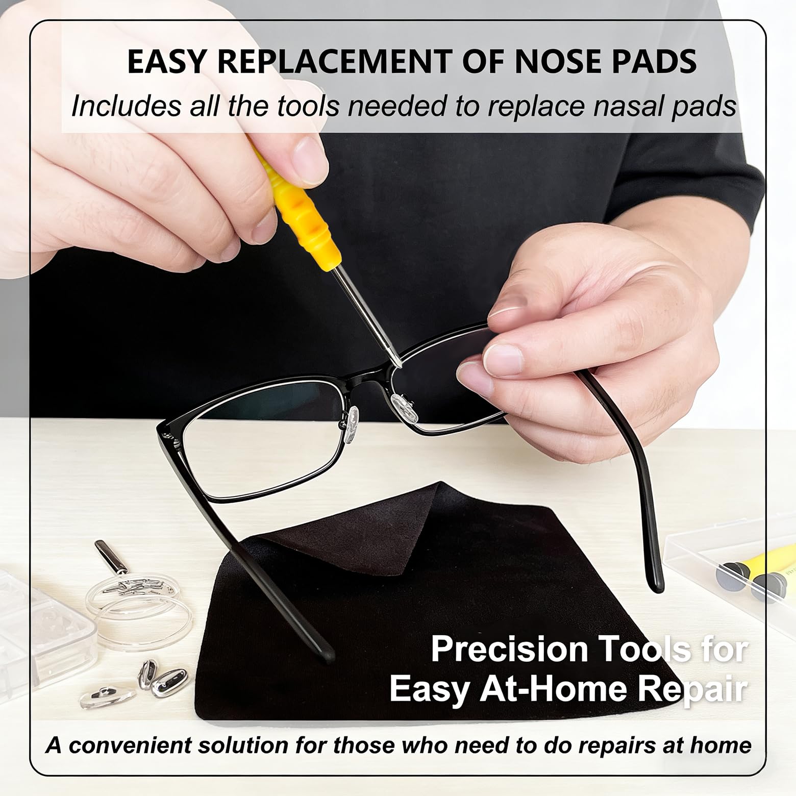 Paño de limpieza Gotoba incluido para mantener las gafas limpias.