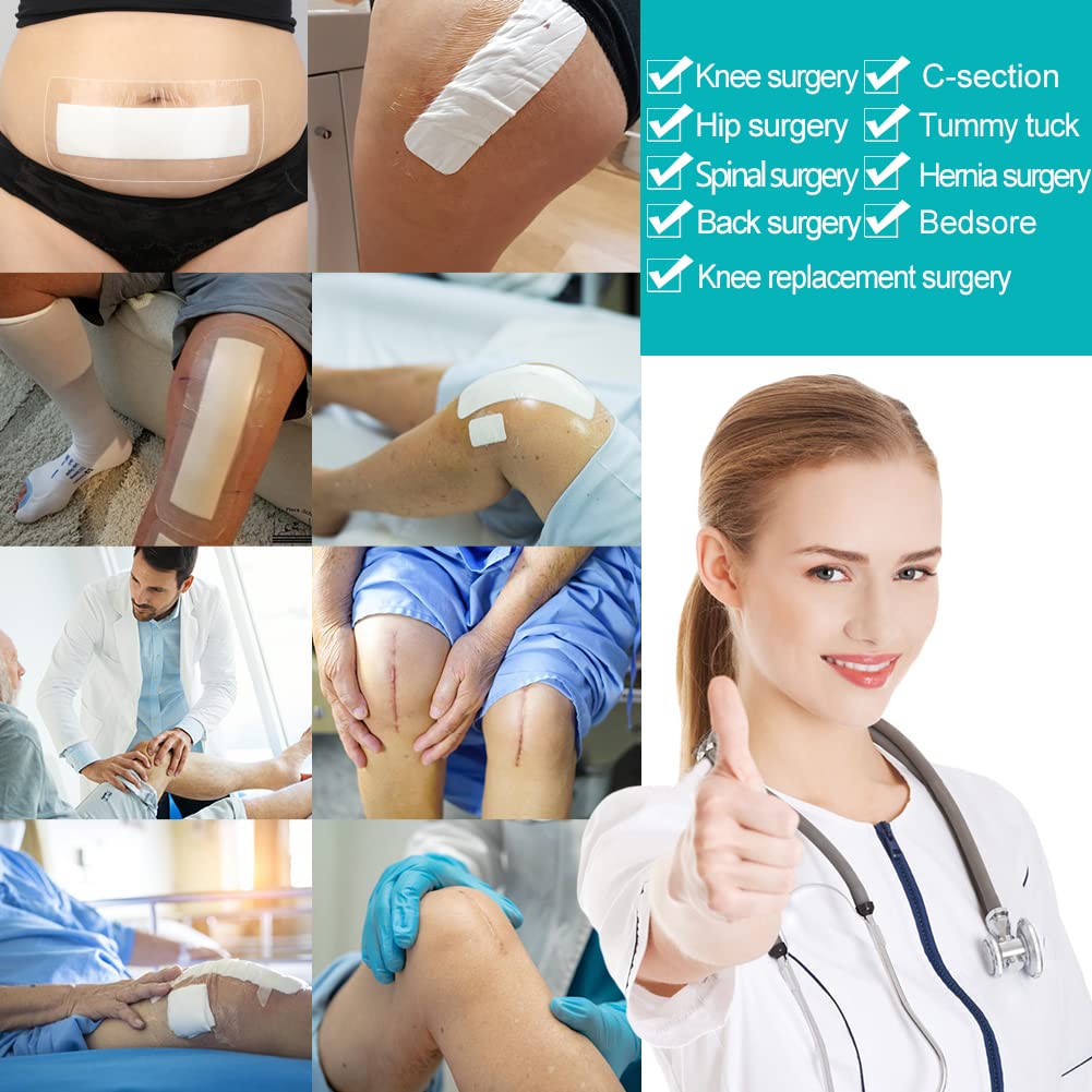 GoToHere adhesive border dressing stays in place during recovery.