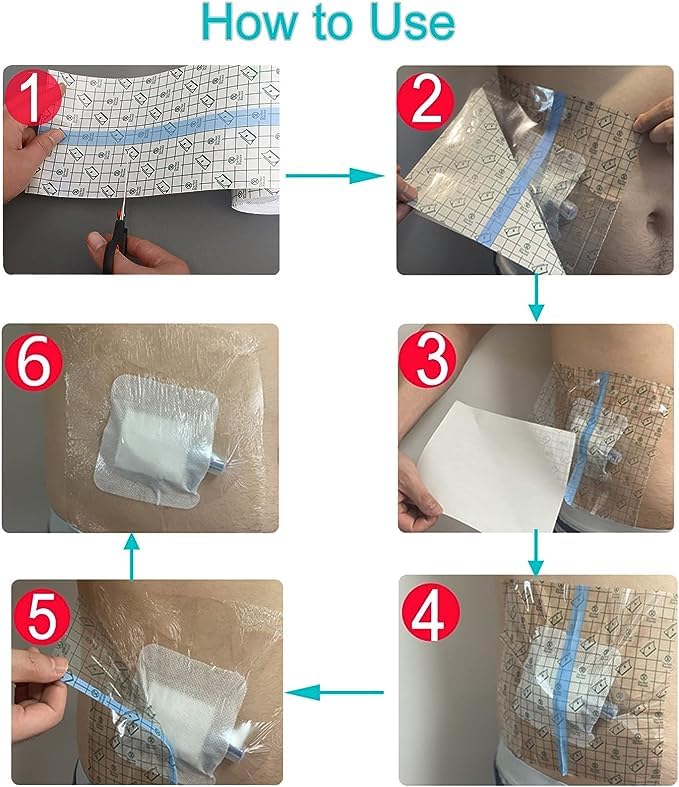 GoToHere drain wound shield keeps surrounding area dry during showers.
