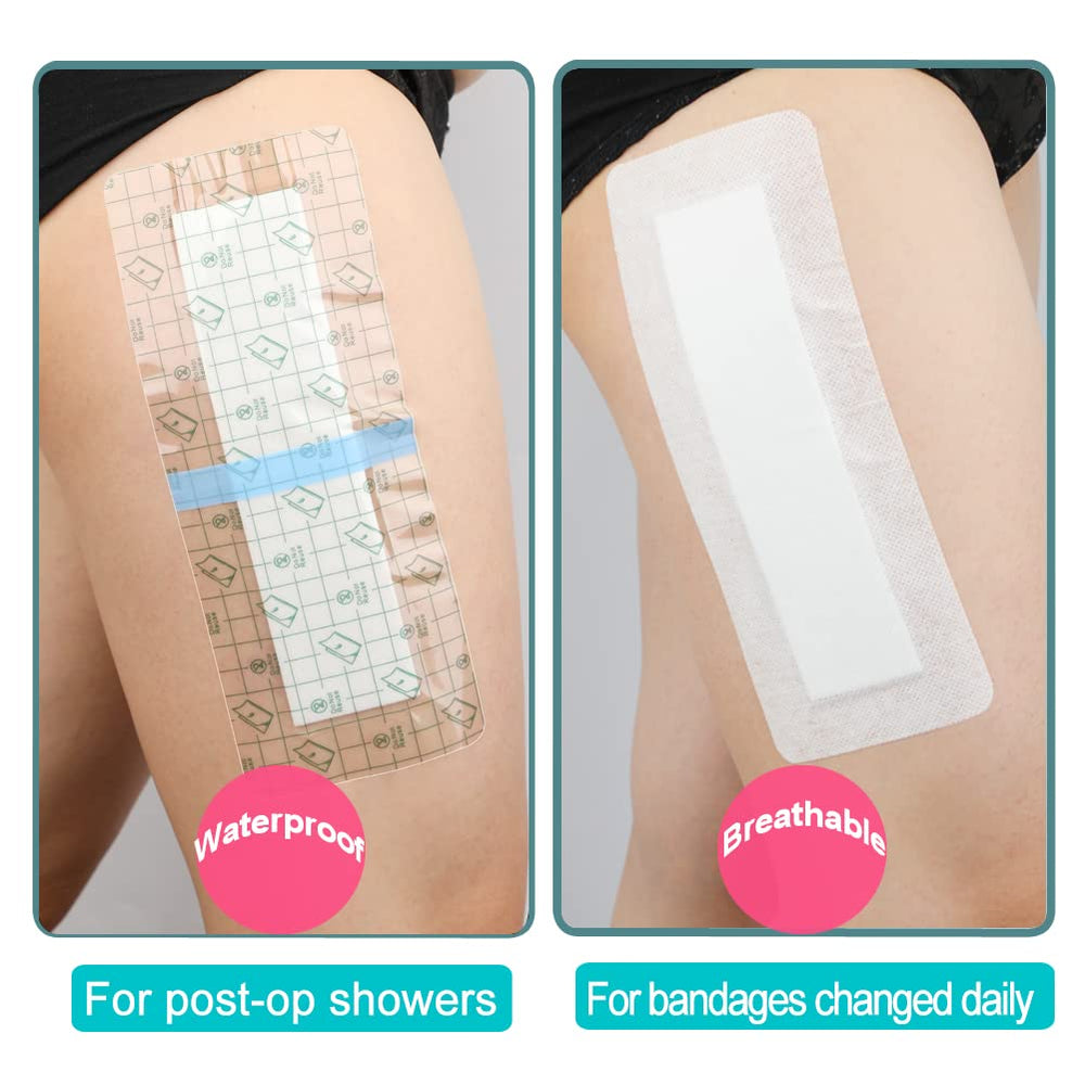 GoToHere showerproof patch allows showering while keeping the wound dry.