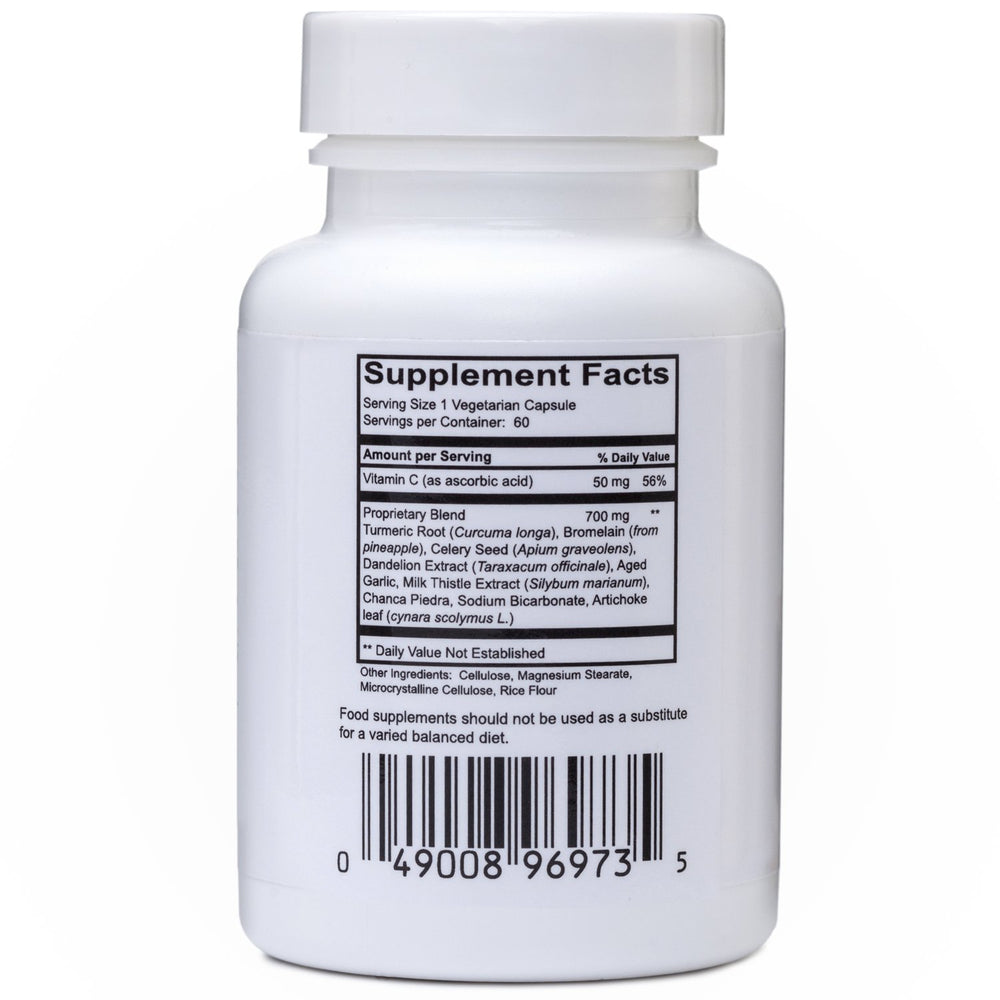 Capsule dispense shot of NutriGout Plus illustrating convenient dosing