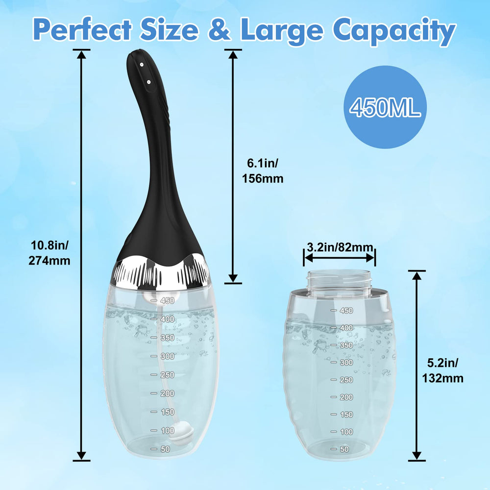 Govkis close-up of five spray holes and three speed settings for versatile cleansing.