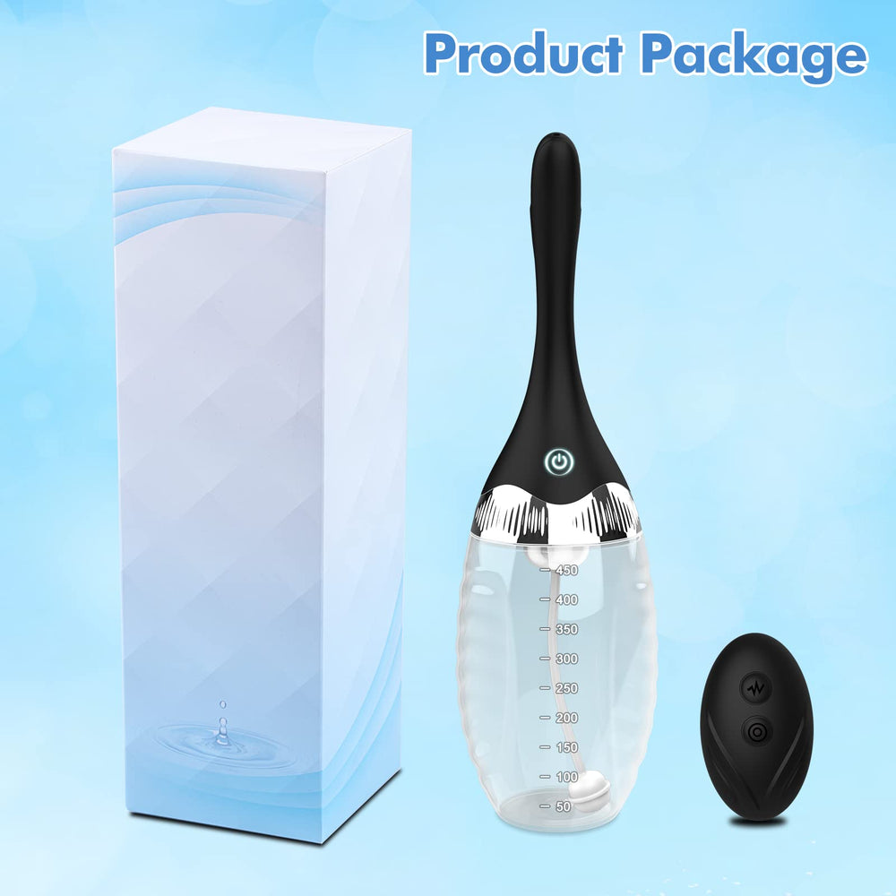 Govkis compact 15oz enema kit ready for home use.