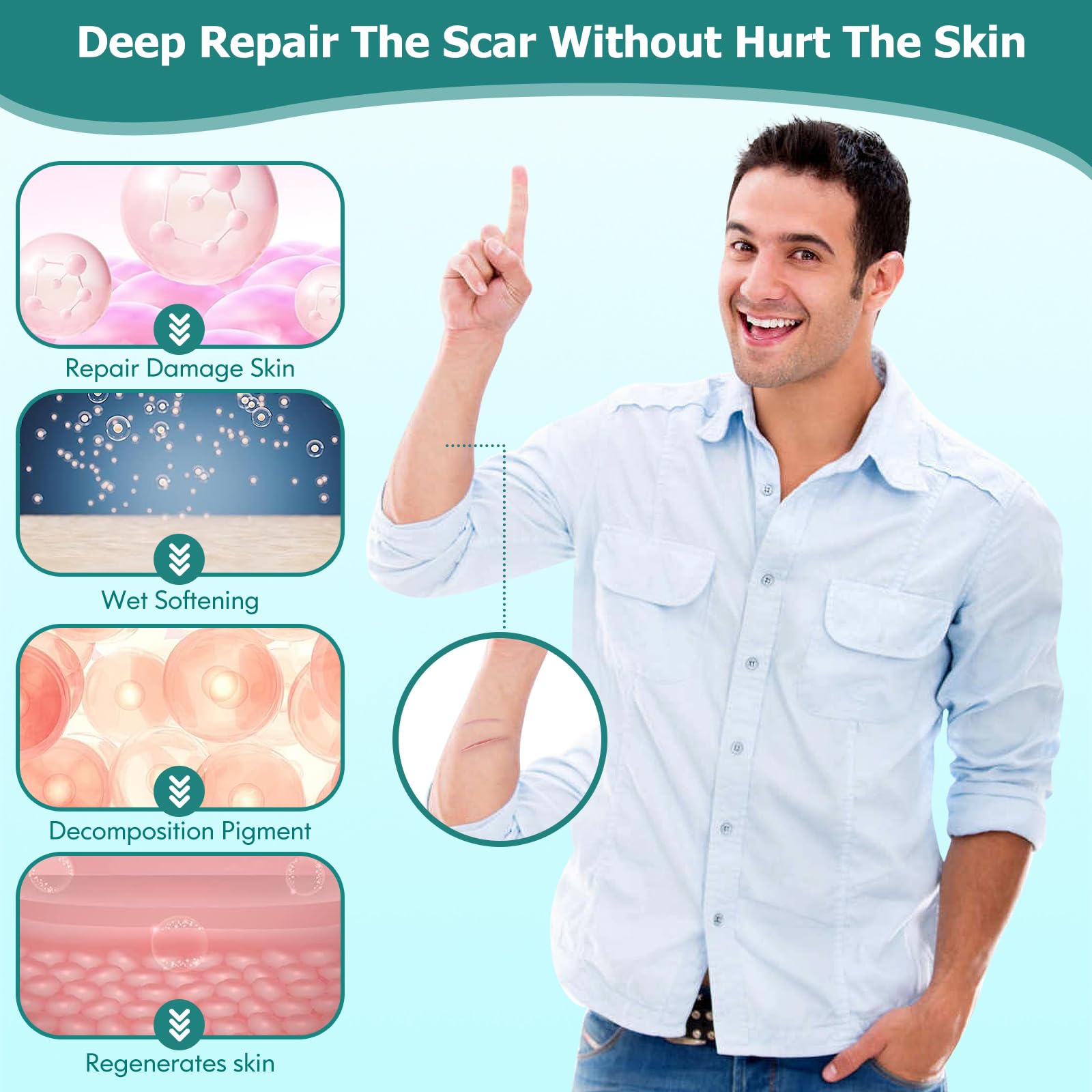 Gowgaw Scar Gel for breast surgery scar care and softness