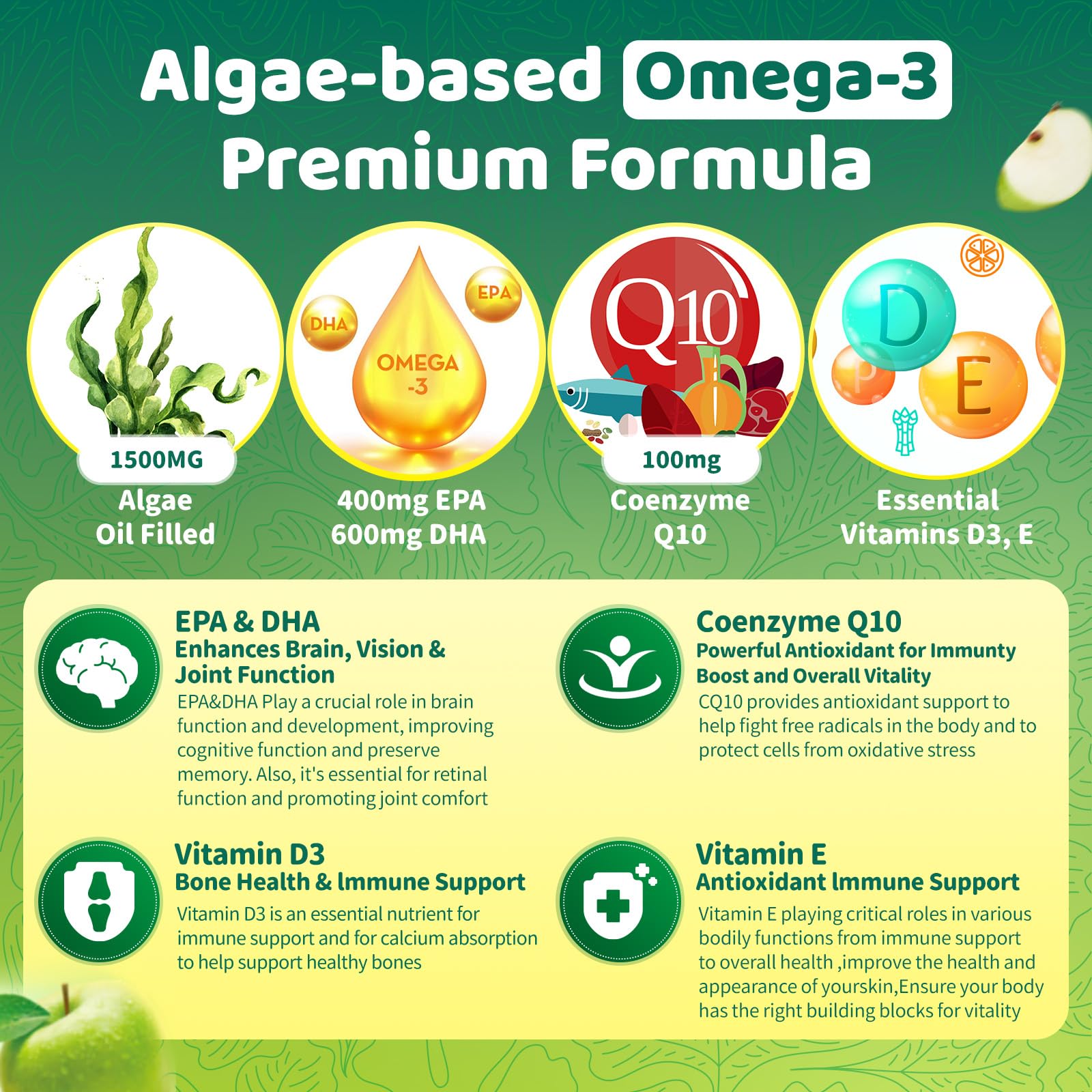 GparkNature omega 3 gummies inner core design indicating high absorption
