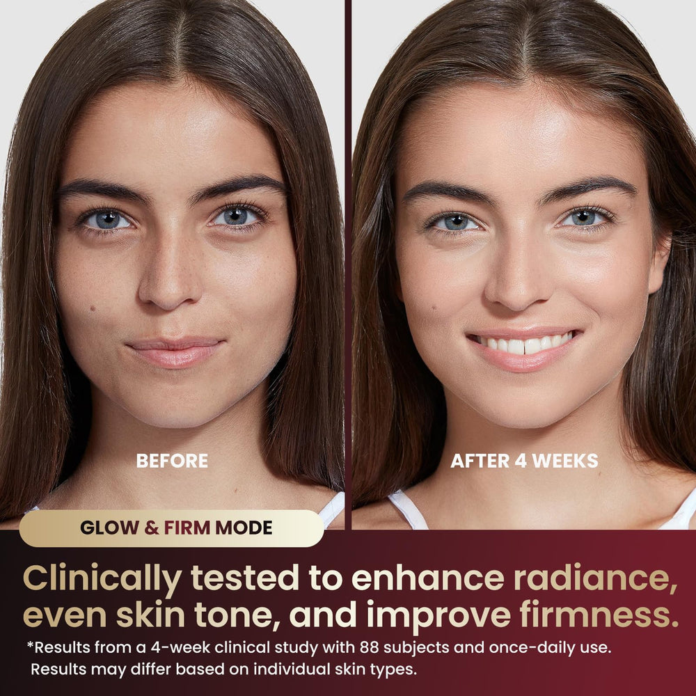 Graart red light therapy mask worn on the face for at-home sessions.