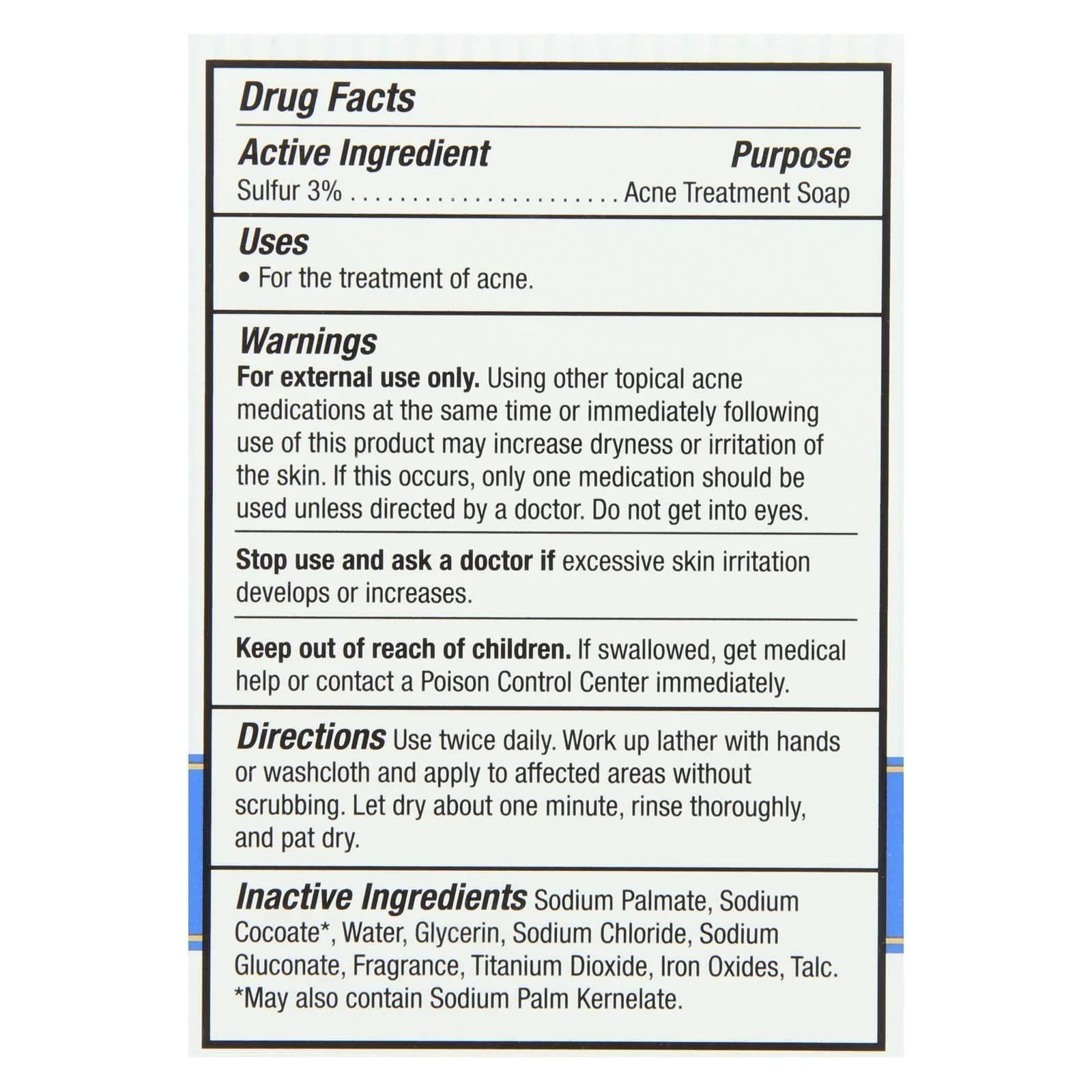 Grandpa's Thylox medicated soap packaging image highlighting targeted cleansing.