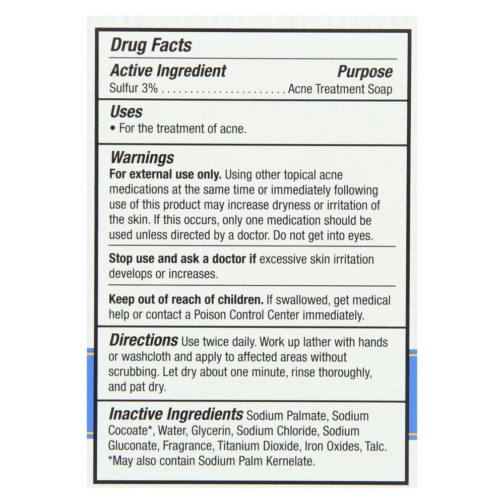 Grandpa's Thylox medicated soap packaging image highlighting targeted cleansing.