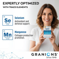 Granions Marine Collagen label close-up—transparent nutrition details for informed choices.