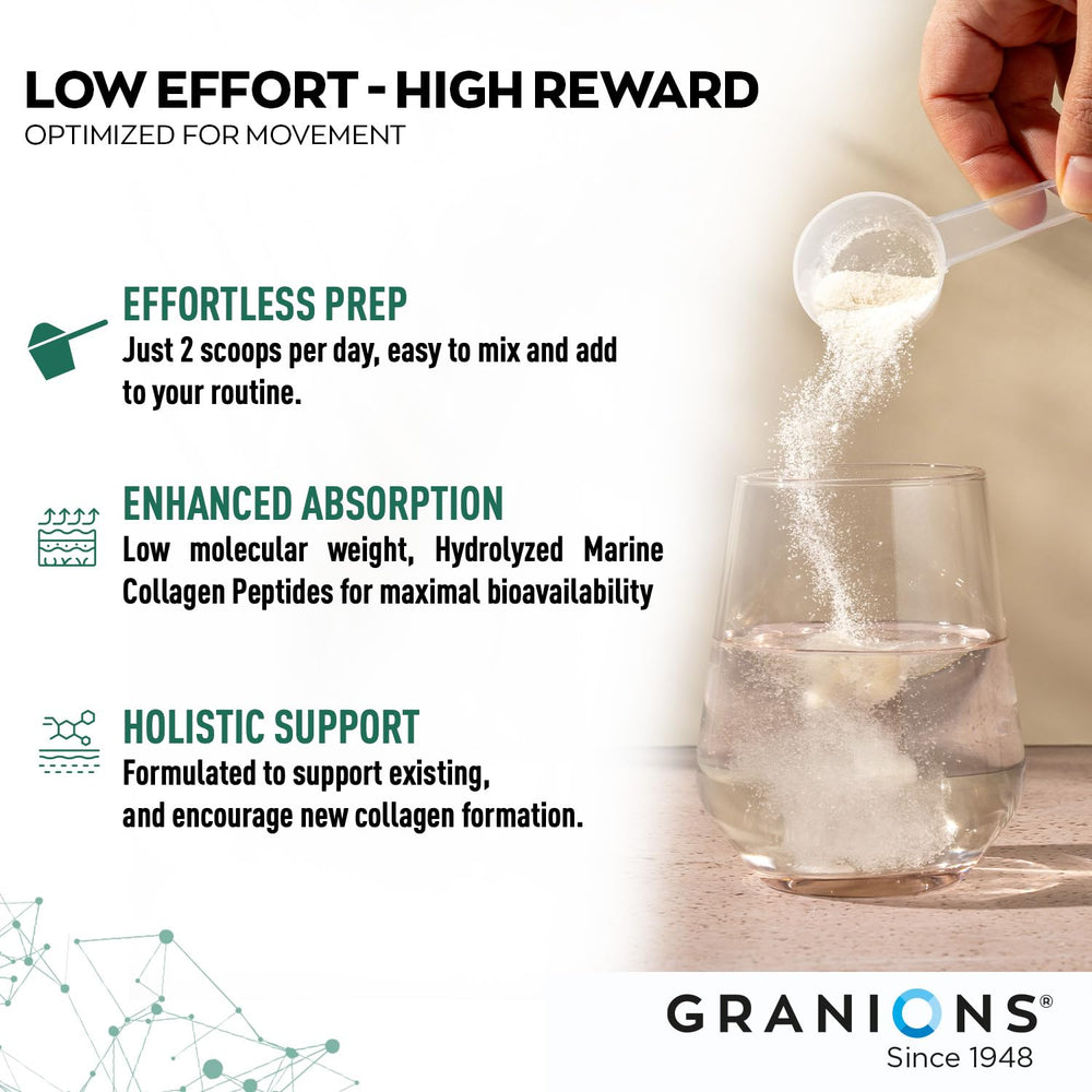 Granions shaker with powder dissolving demonstrates fast-acting mix for quick hydration.