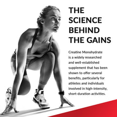 Granite Supplements creatine monohydrate dissolving in water enhances smooth mixing for easy use