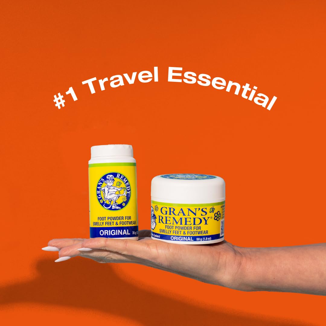 Shoes and feet feel drier after using Gran's Remedy.