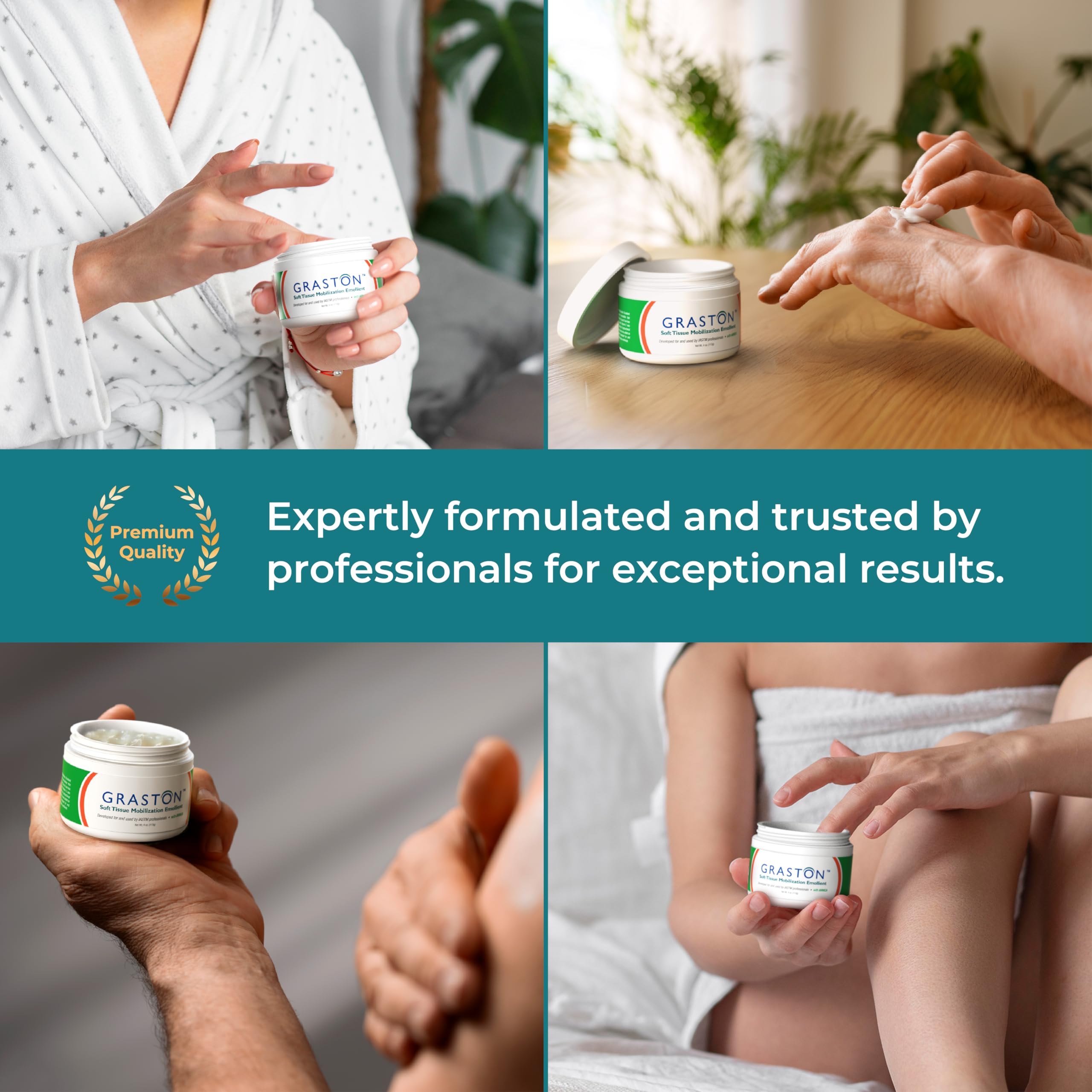 Graston Arnica packaging box shows professional-grade therapy cream for bruise and soreness support.
