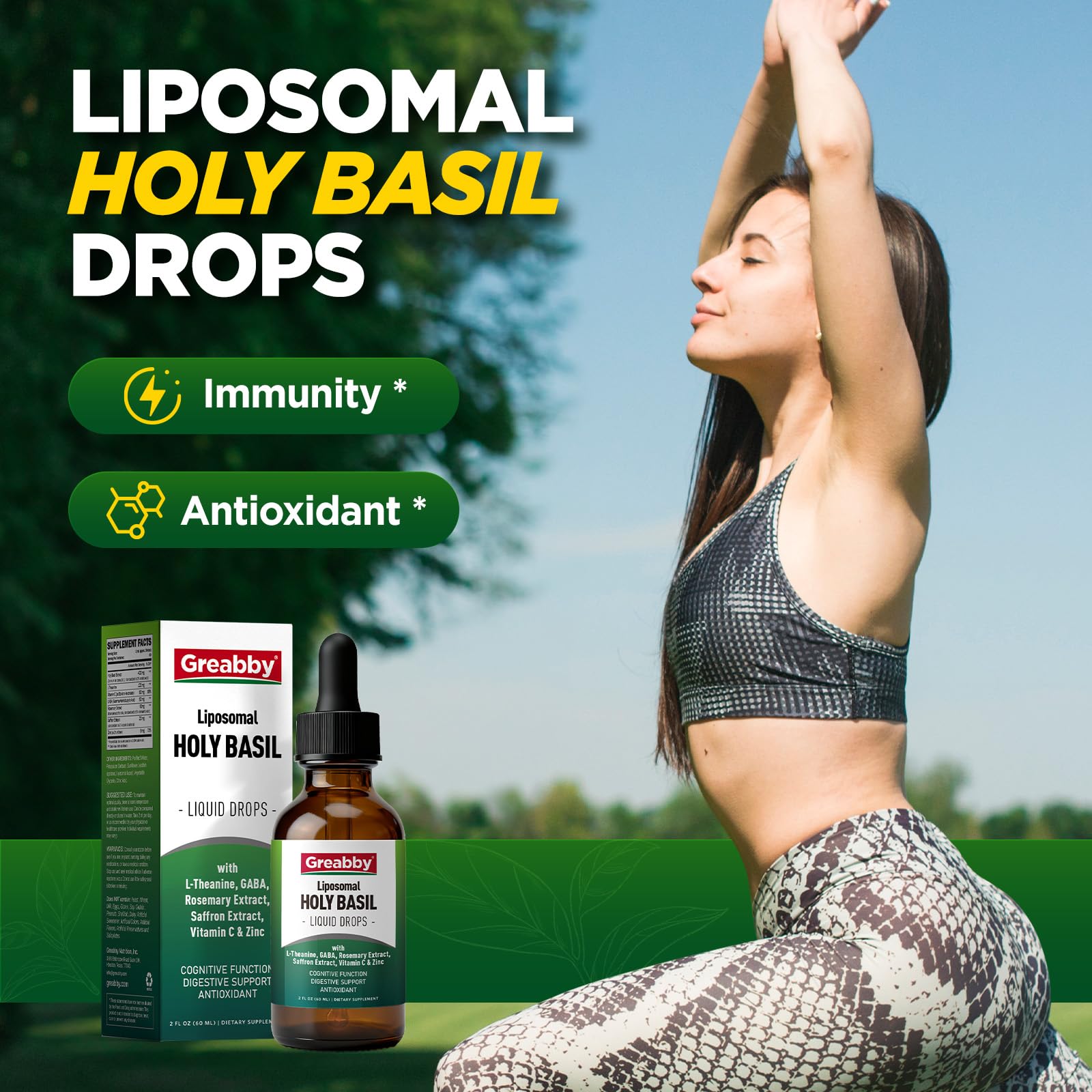 GREABBY daily drops with dropper for easy routine