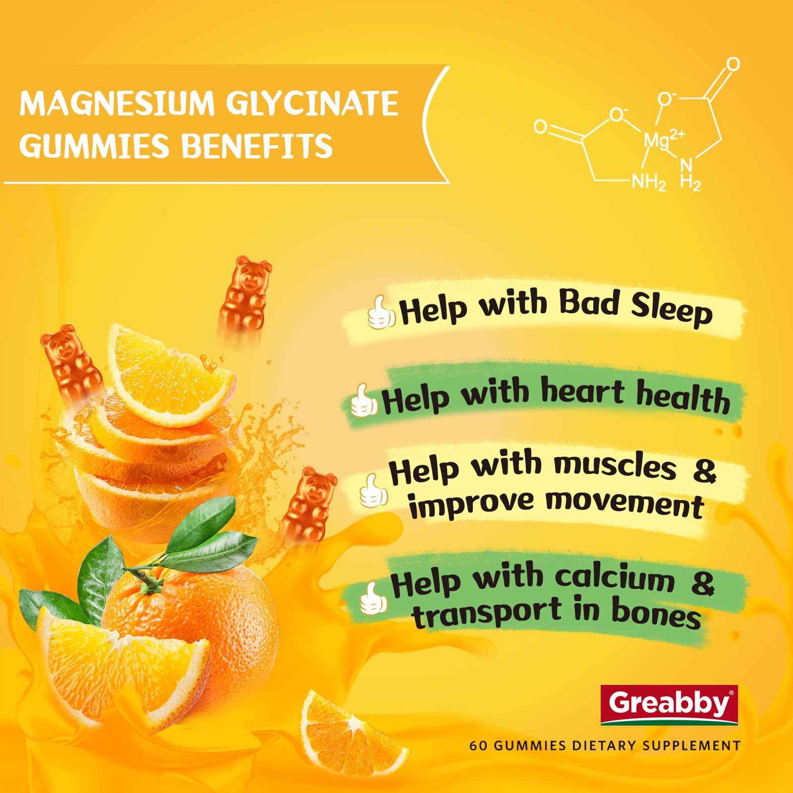 GREABBY gummies serving suggestion with fruit flavor for taste