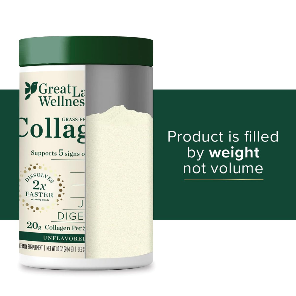 Great Lakes Wellness collagen peptides added to baking batter for nutrition