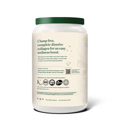 Great Lakes Wellness collagen scoop measuring a 20 g serving
