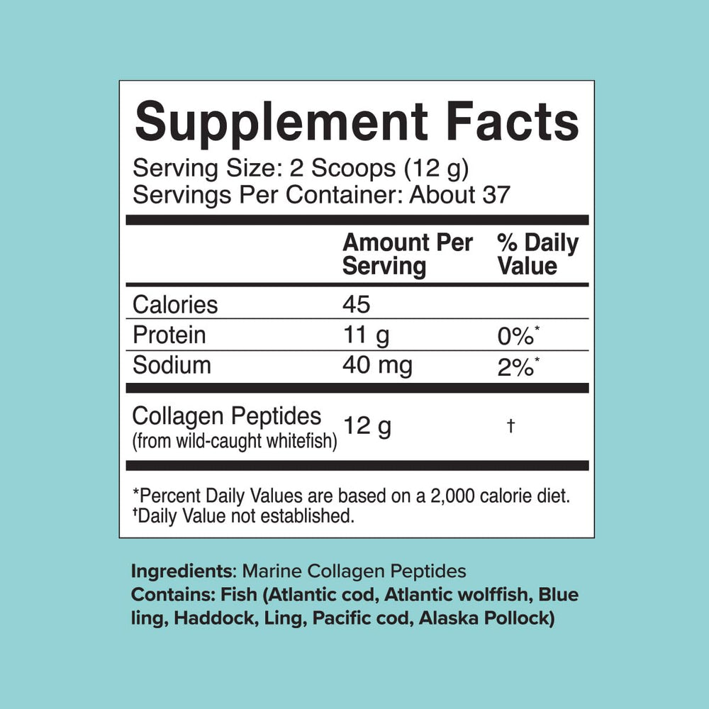Great Lakes Wellness marine collagen powder blending into coffee or tea