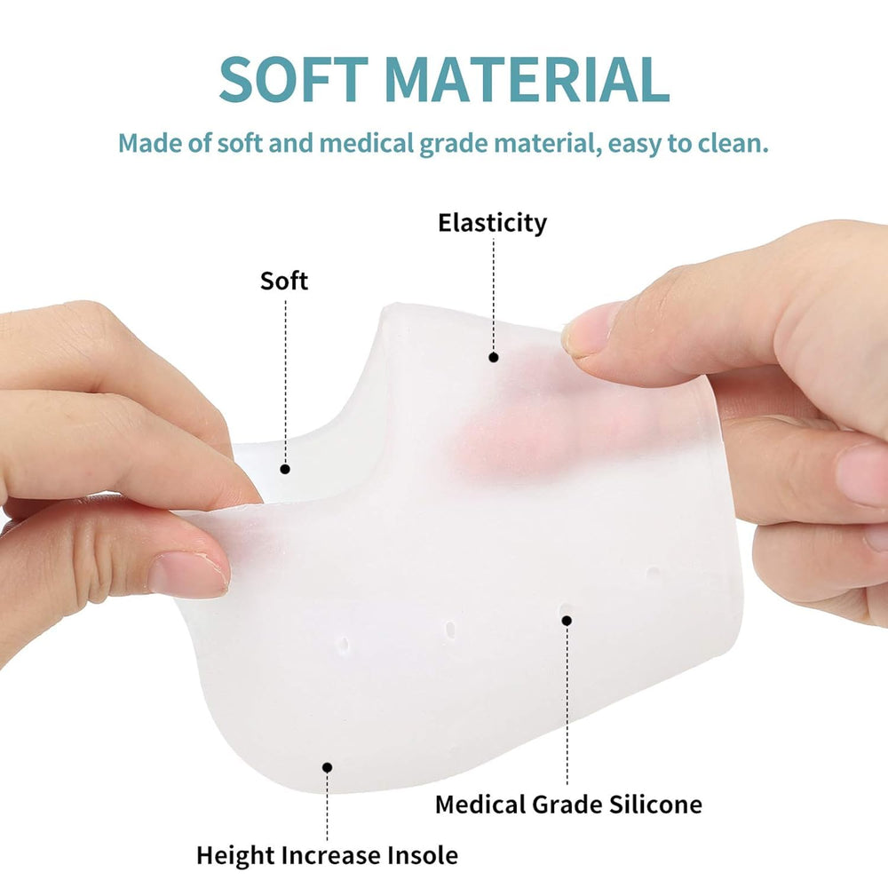 Greatby heel protector reduces cracks and blisters with comfortable cushioning