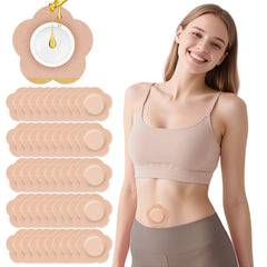 GREBIKE castor oil patches box with 54-pack for convenient home care.