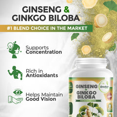 GreeNatr ginkgo-biloba-panax-ginseng tablets closeup showing cognitive focus.