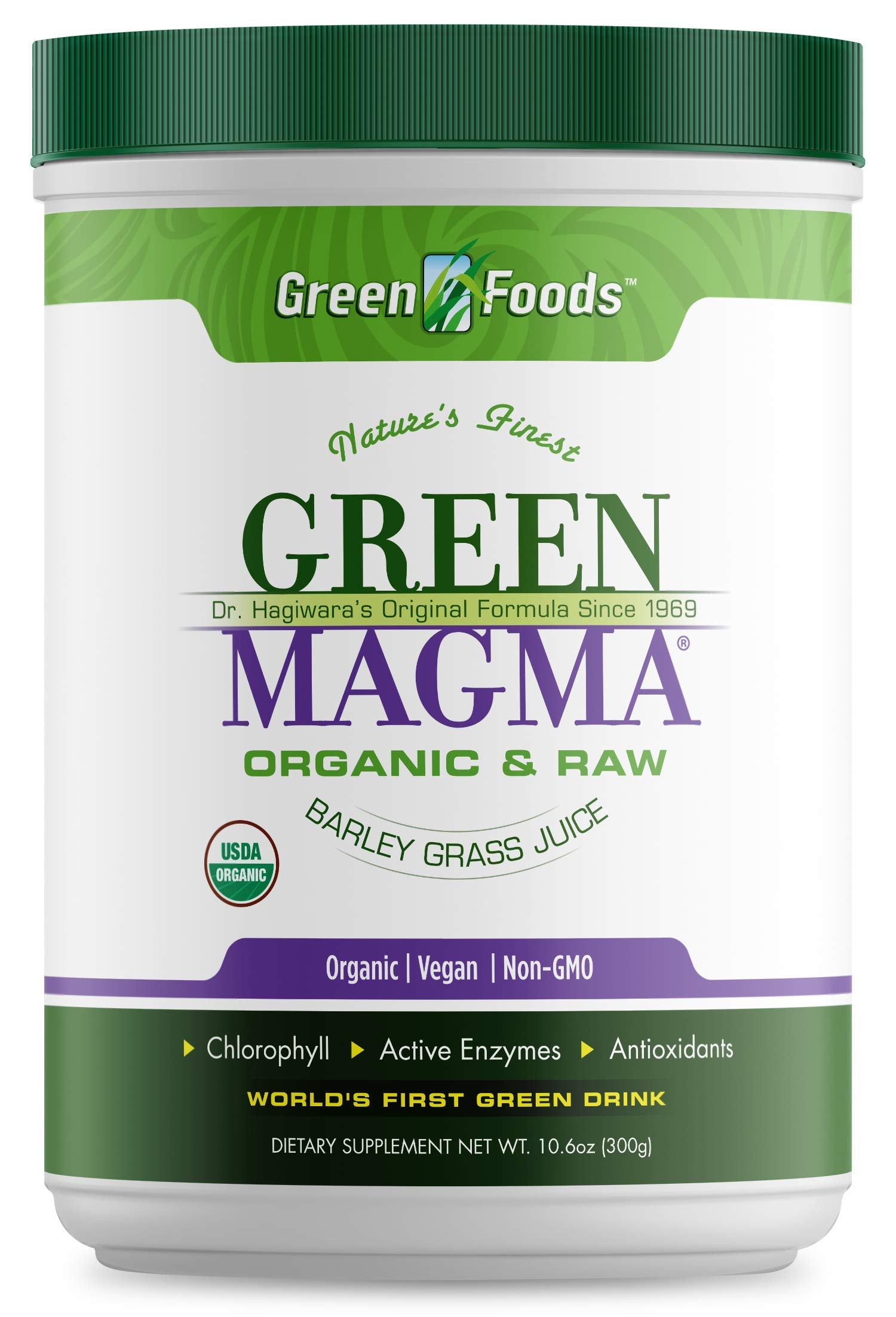 Green Foods Green Magma bottle for easy daily greens and balanced nutrition