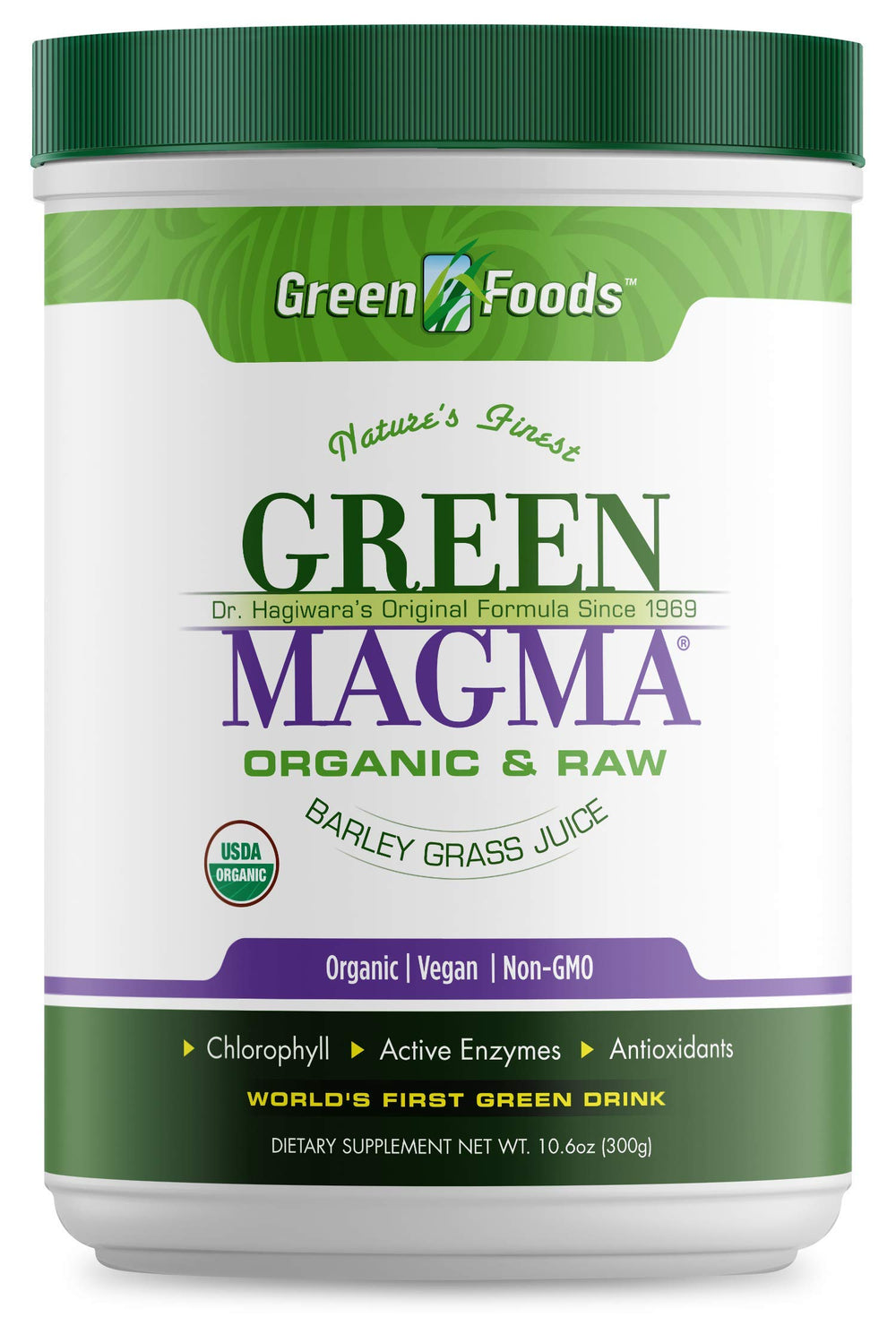 Green Foods Green Magma bottle for easy daily greens and balanced nutrition