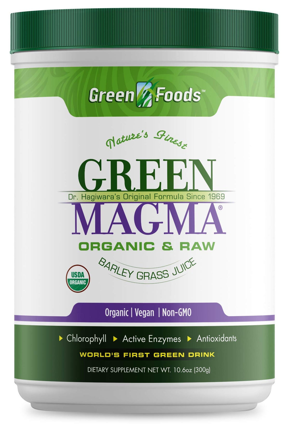 Green Foods Green Magma bottle for easy daily greens and balanced nutrition