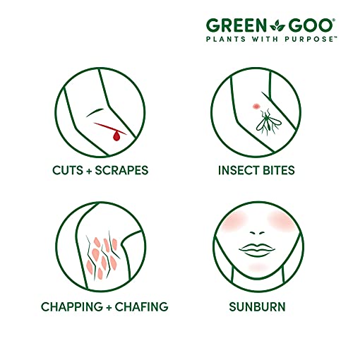 Green Goo calendula comfrey yarrow blend nourishes skin.