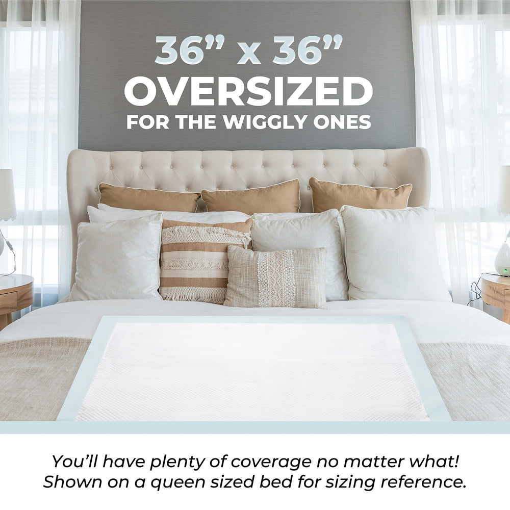 Green Lifestyle chuck pads disposable adult 36x36 for bed protection
