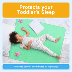 GREEN LIFESTYLE durable reusable bed pad withstands hundreds of washes.