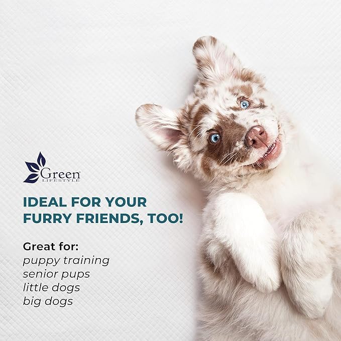 Green Lifestyle travel-ready underpads in a compact pack