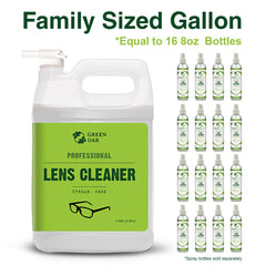 Green Oak Lens Cleaner Refill removes fingerprints and dust from eyeglasses.