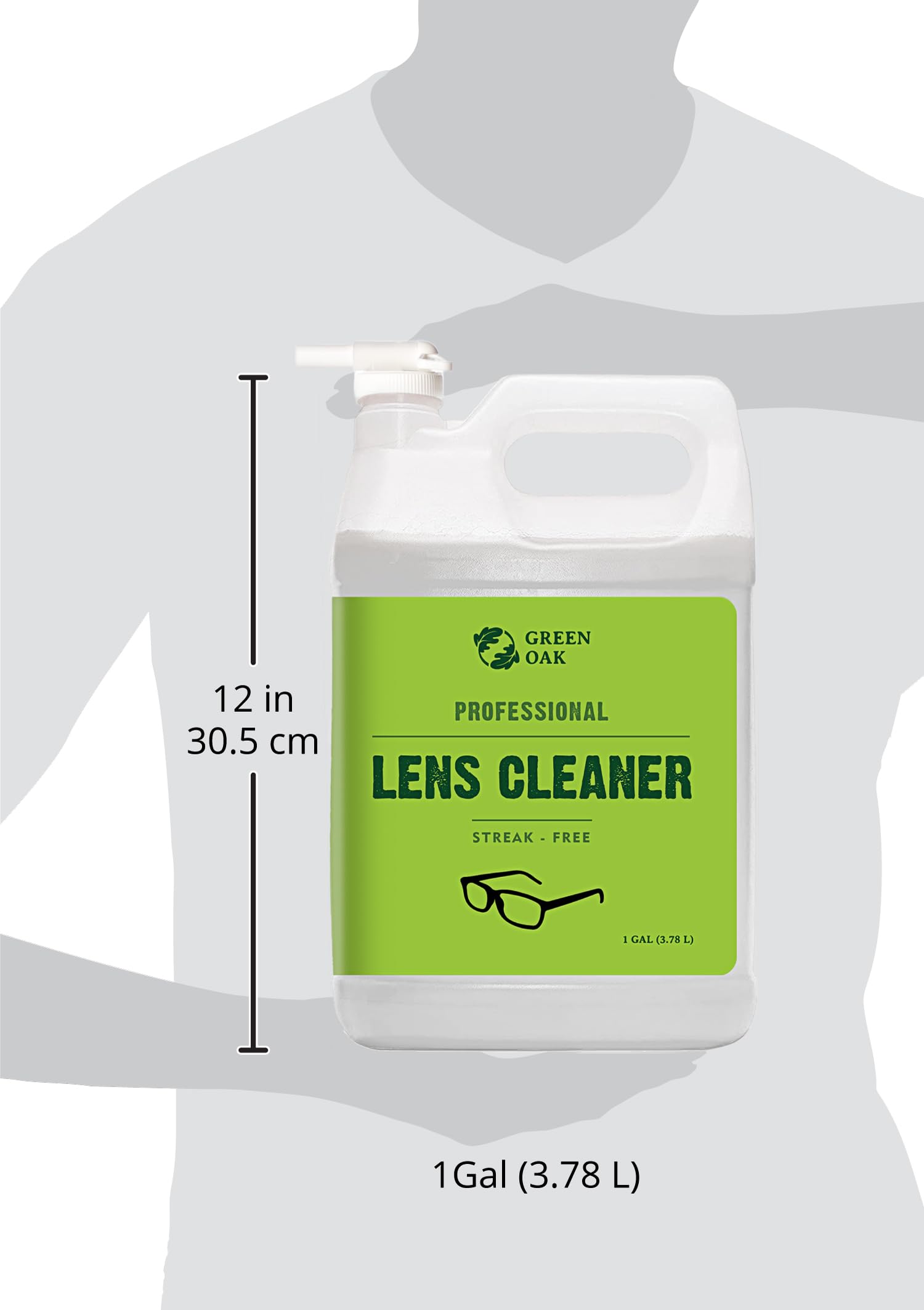 Green Oak refill promotes daily lens care with streak-free results.