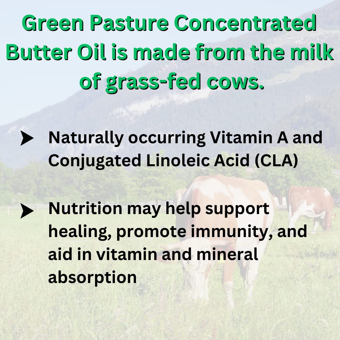 Green Pasture Manufacture date on pack highlights freshness and traceability.