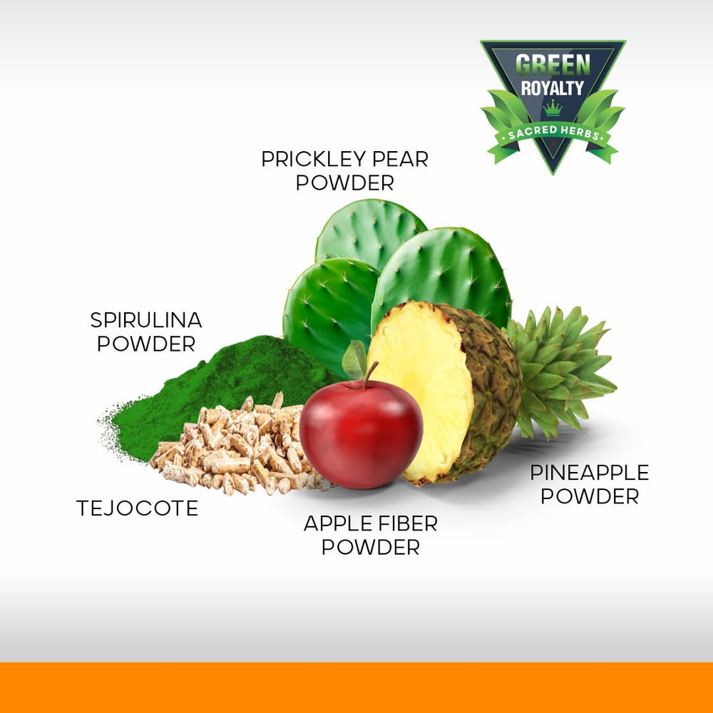 Green Royalty Probiotics capsules demonstrate digestive harmony and 1B CFUs per serving.