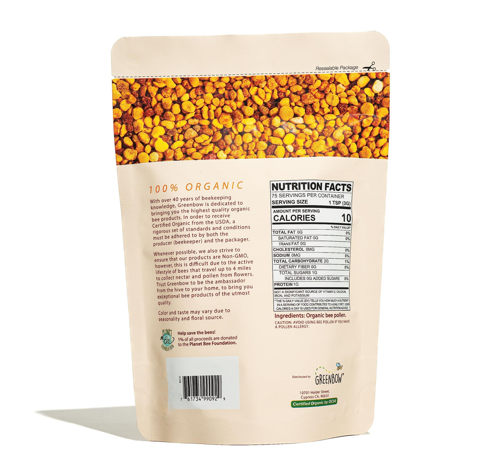 Greenbow Organic label highlights purity and kosher status for mindful use.