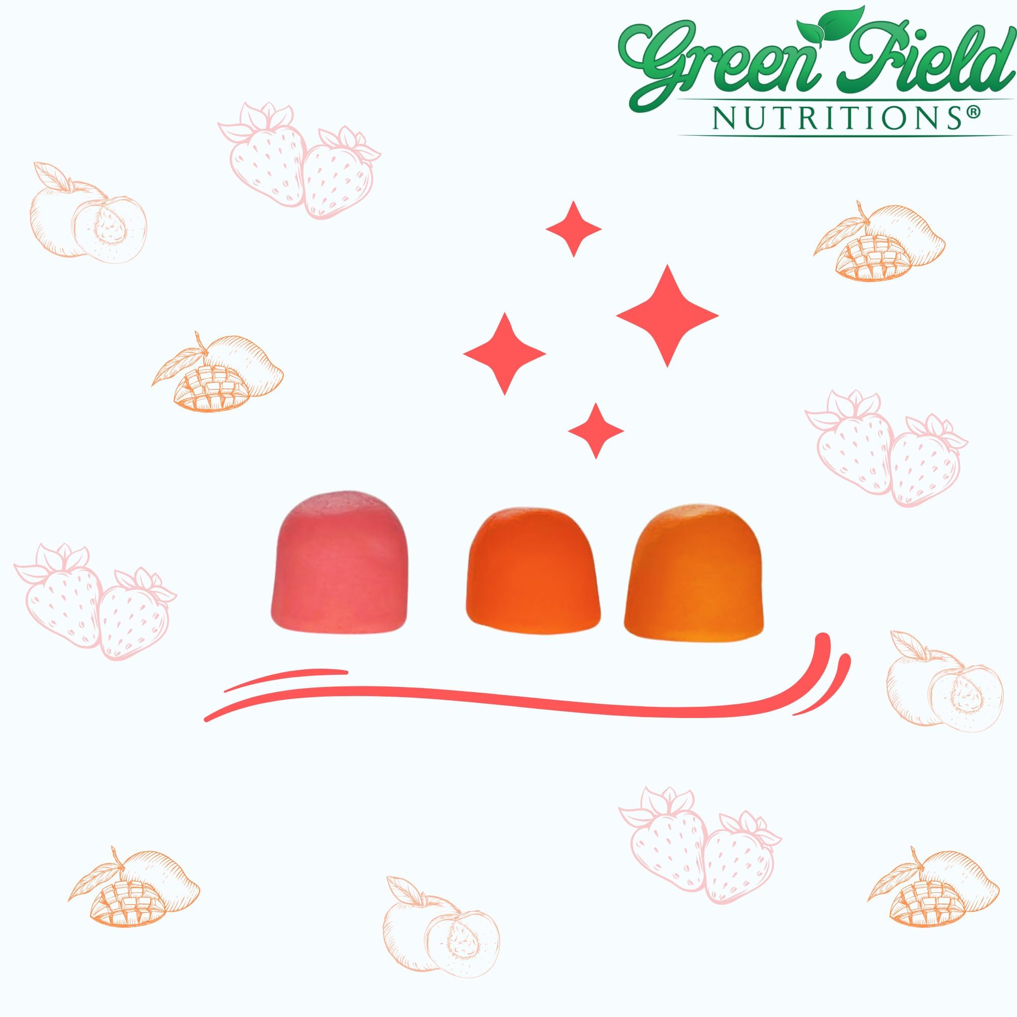 Halal-certified Greenfield Nutritions vitamin D3 gummies for kids.