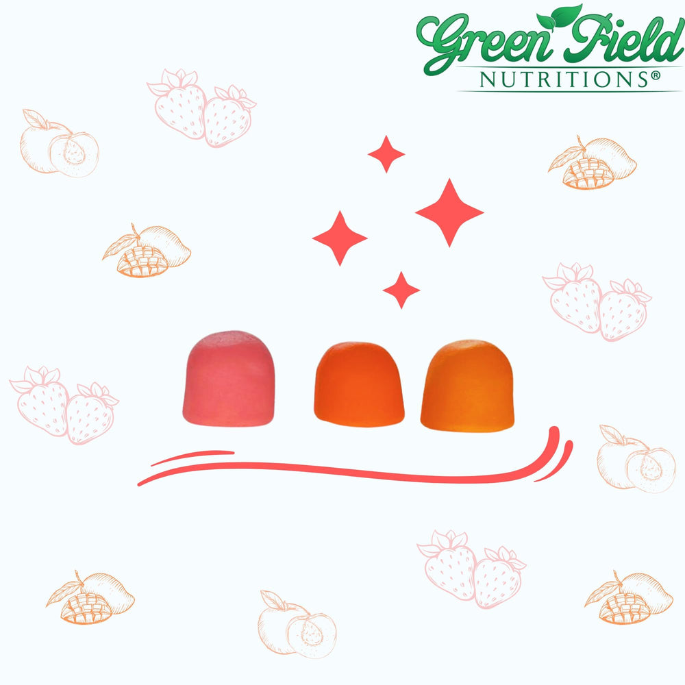 Halal-certified Greenfield Nutritions vitamin D3 gummies for kids.