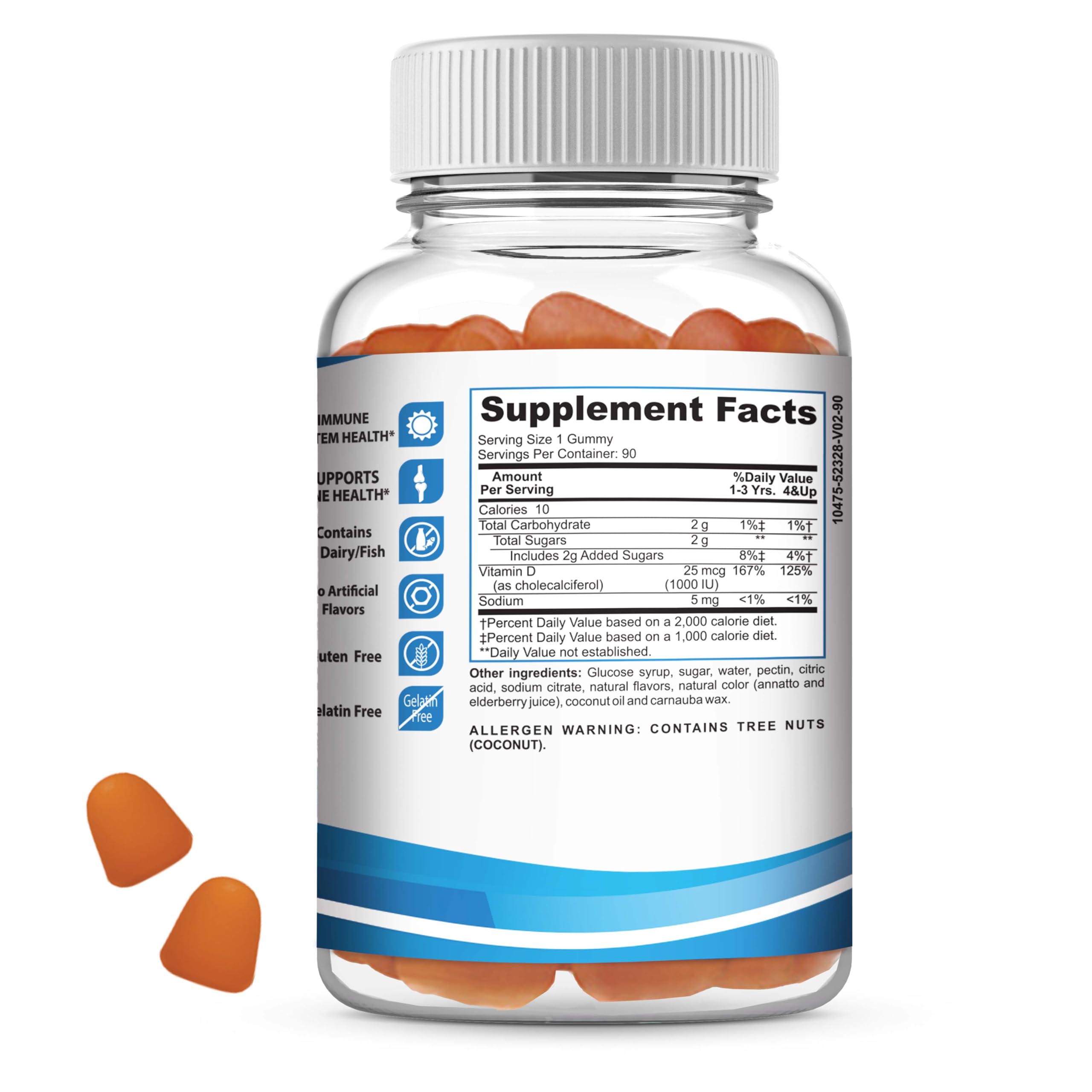 Soft chew gummies designed for kids by Greenfield Nutritions, gentle on teeth.