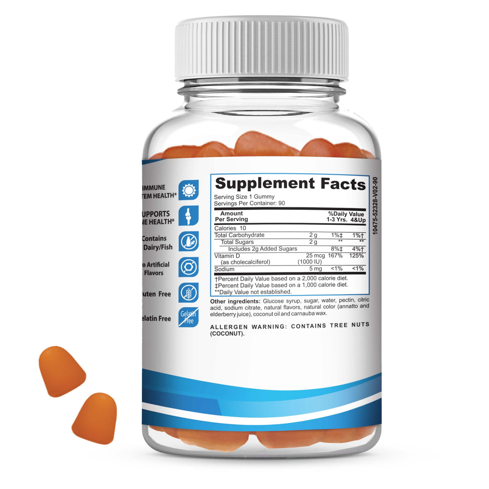 Soft chew gummies designed for kids by Greenfield Nutritions, gentle on teeth.